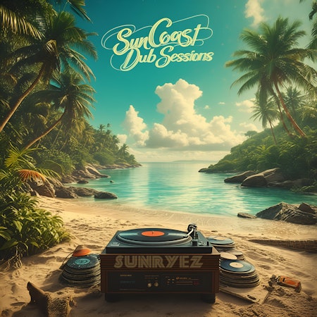 SunCoast Dub Sessions - Dub Album by Sunryez - Electronic Reggae Cover Art